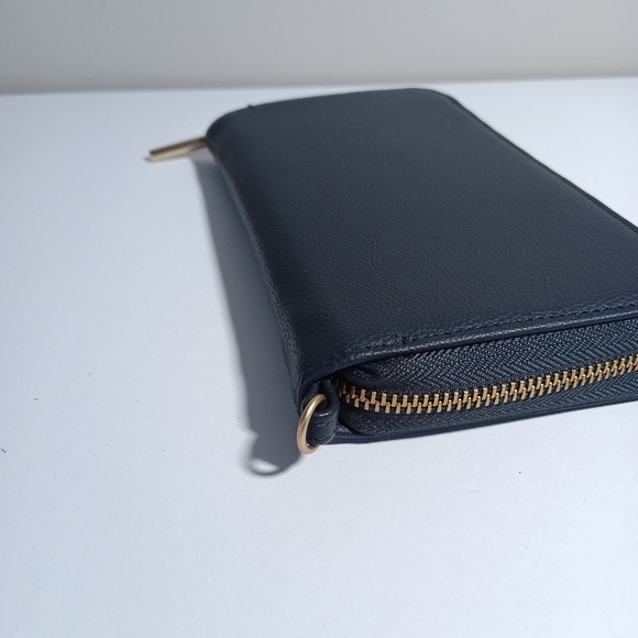 Thirty one Wallet All About the Benjamins Midnight Navy Pebble New - Picture 14 of 14